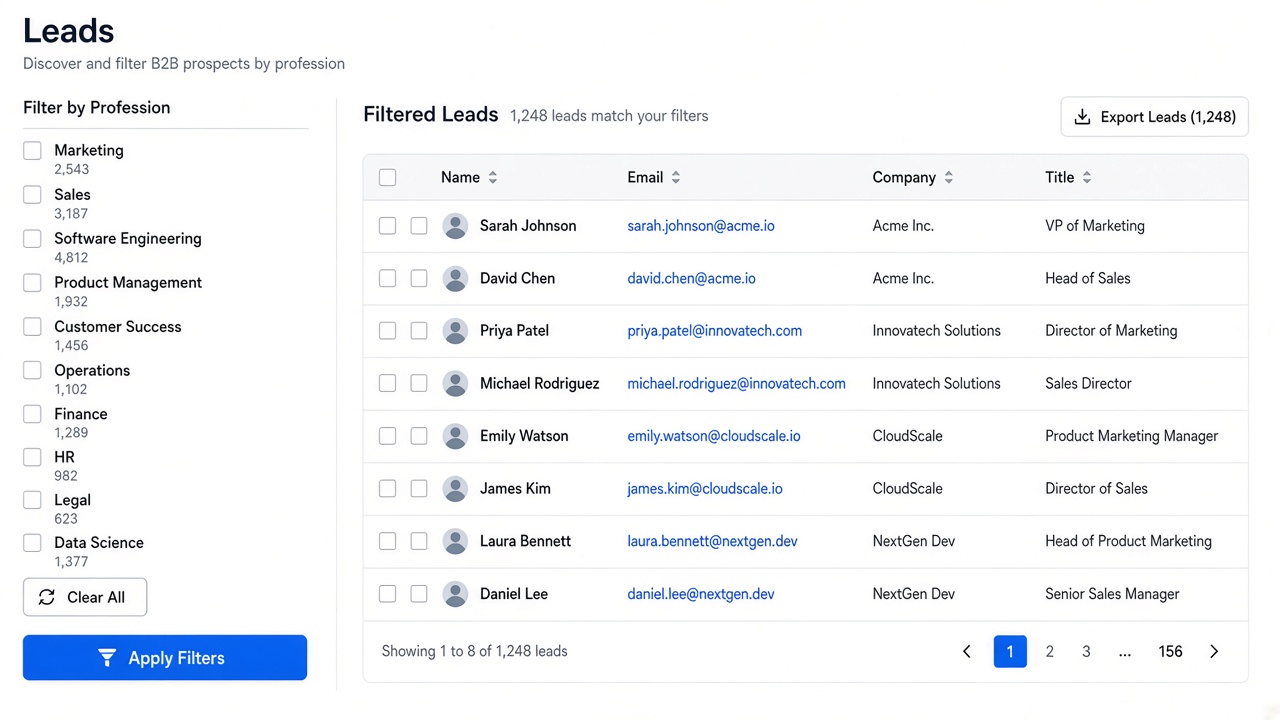 Market-Xora lead validation checklist