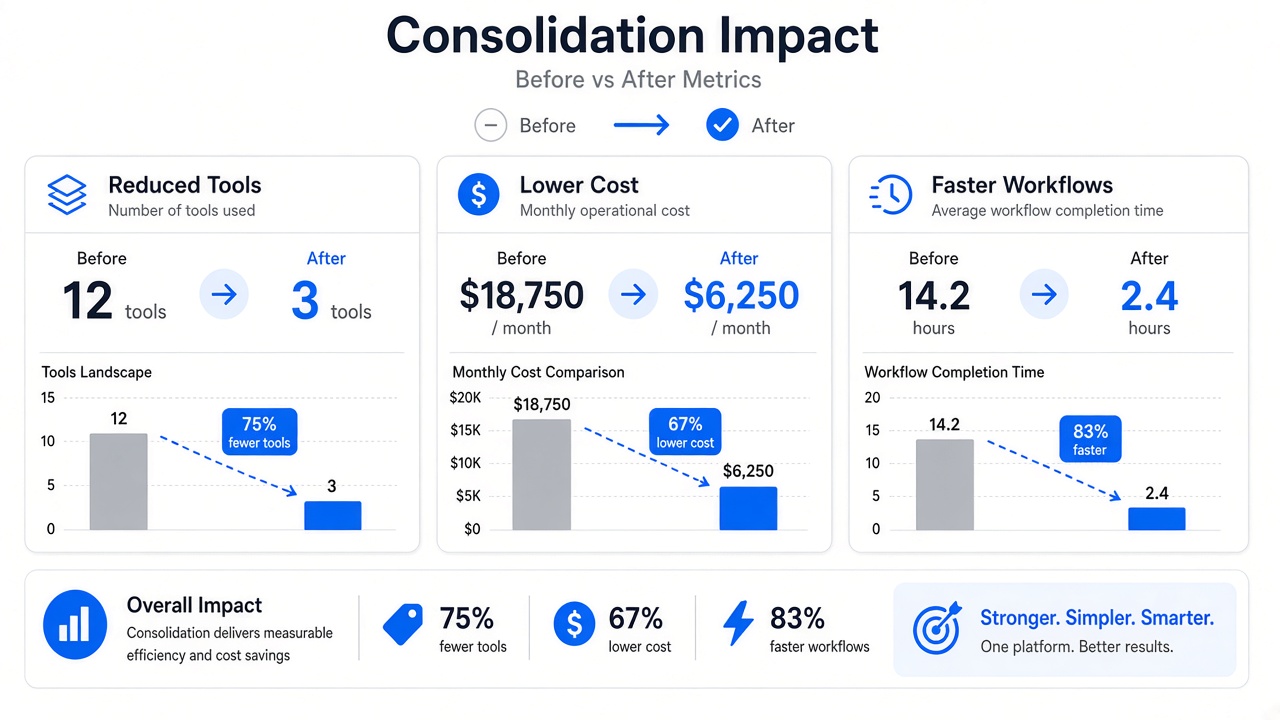 Benefits of consolidating on BIGOS
