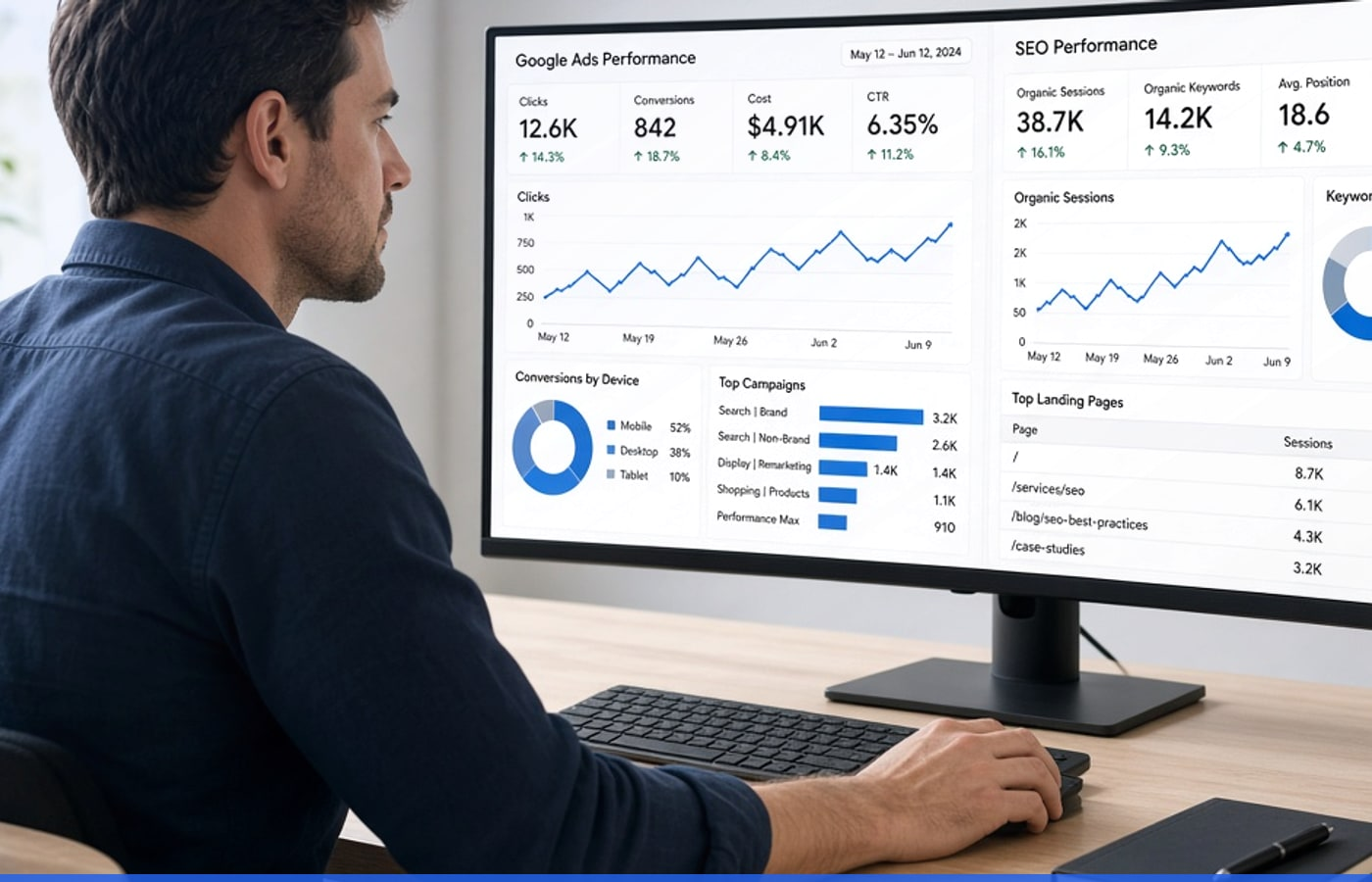 Unified analytics | BIGOS visual on BIGOS