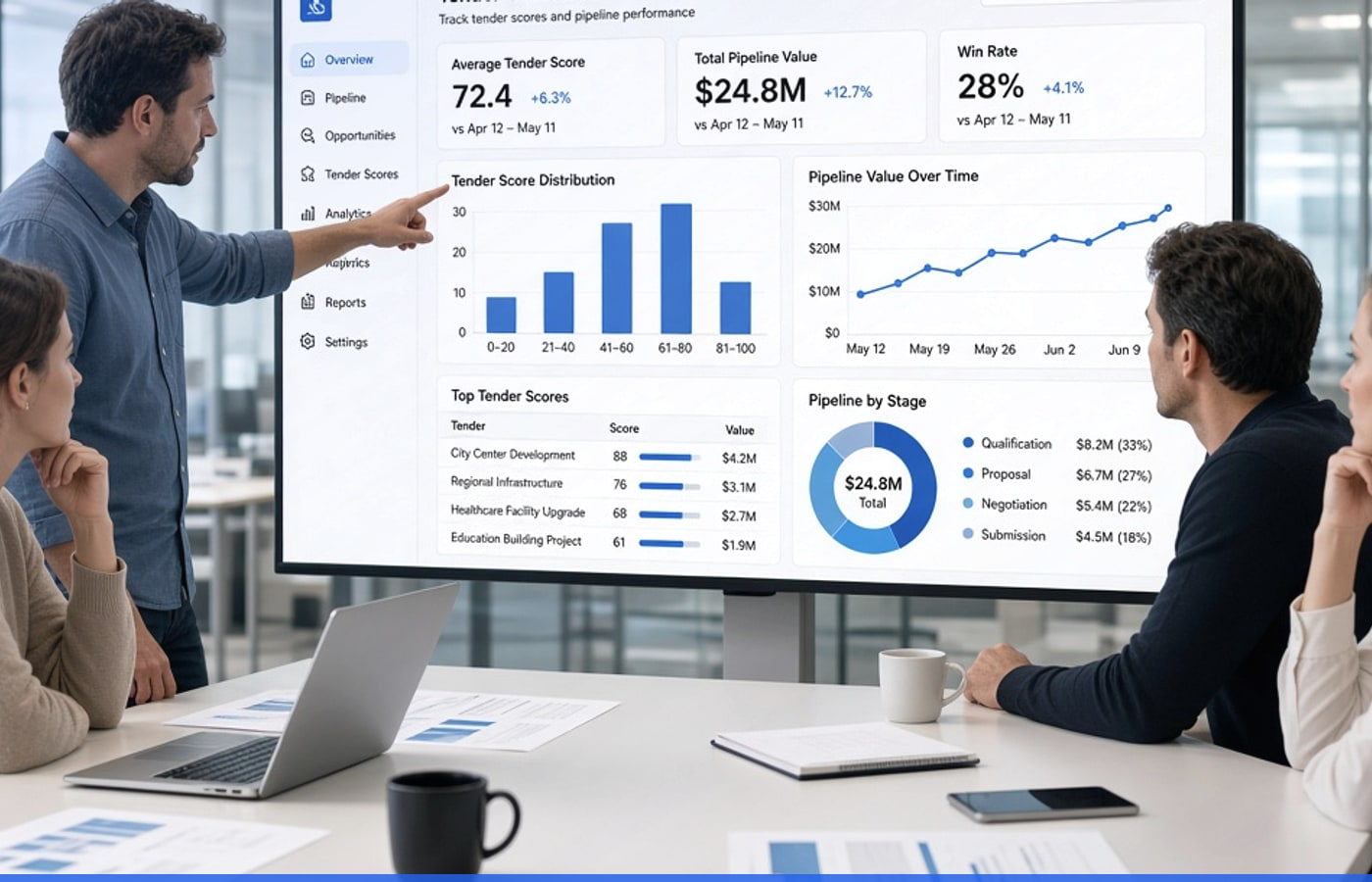 Win more contracts | BIGOS visual on BIGOS