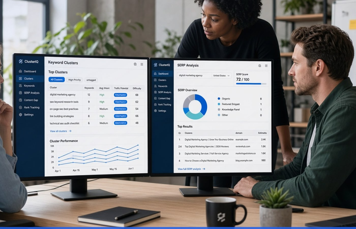 Marketing & SEO teams | BIGOS visual on BIGOS
